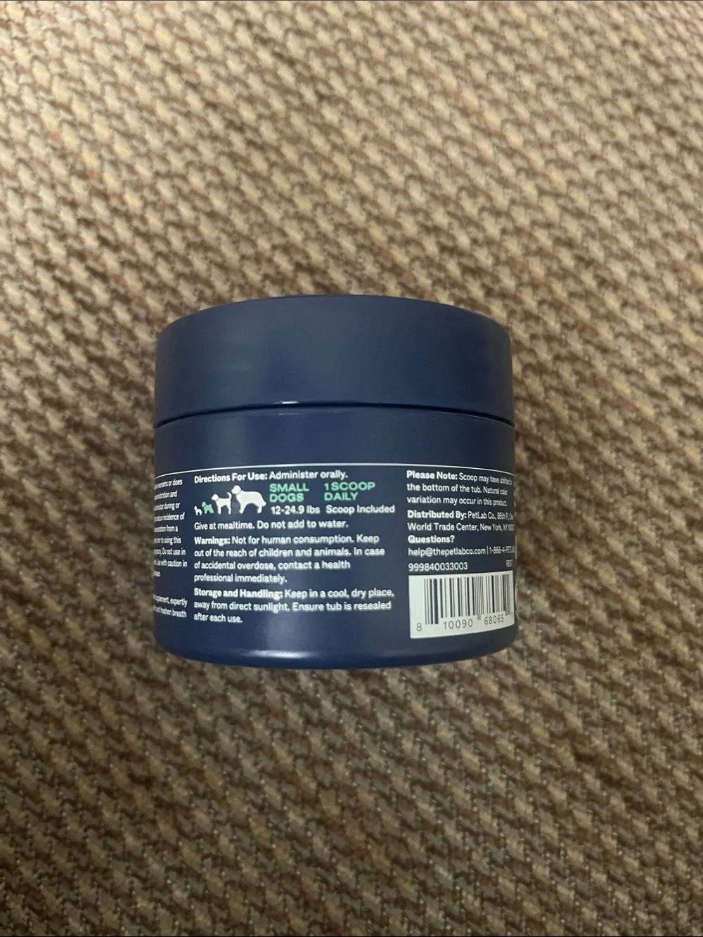 PetLabCo. ProBright Dental Powder Bad Breath Freshener Teeth Cleaning Tartar Dog